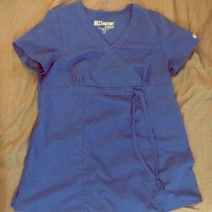 Grey’s Anatomy maternity scrub top
